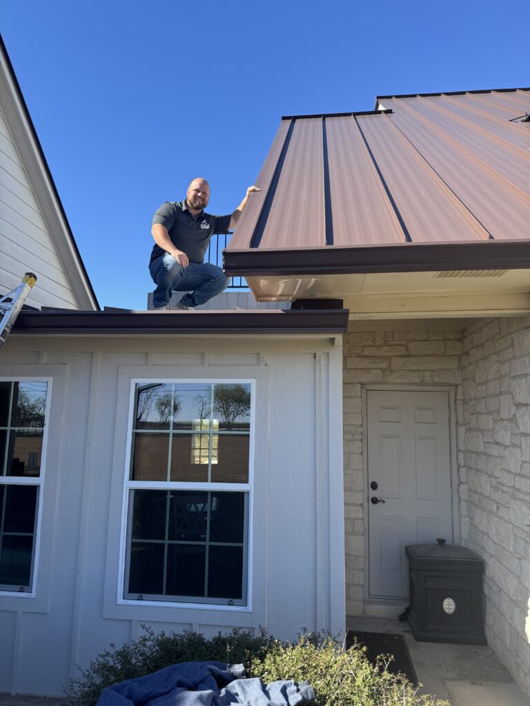meta roof project completed in austin tx